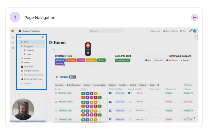 Step #1: Page Navigation